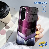 Softcase Glass Kaca SAMSUNG A36 & SAMSUNG A56 - Case Handphone SAMSUNG A36 & SAMSUNG A56 [T34]
