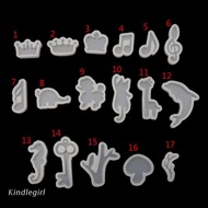 KING Silicone Resin Mold Jewelry Tools Cat Rabbit Deer Dolphin DIY Epoxy Resin Molds