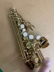 (代售/二手) 分體高音薩克斯風 soprano saxophone 黃銅 頸管鍍銀