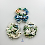 【shipment within 24 hours‌】 resin fridge magnet ireland shamrock magnetic sticker home decor high ae