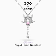 ZGO Sanrio Kuromi Necklace For Woman Jewelry Elegant Niche Girls Birthday Valentine Gift Idea 3169