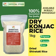 Dry / Dried Shirataki Rice and Noodles Konjac Keto / Low Carb Diet Healthy / Skinny Rice  Dry Konjac