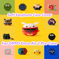 READY STOCK! For OPPO Enco Air 2 Pro Case Trendy Cartoon Series Shiba Inu &amp; Shark for OPPO Enco Air 2 Pro Casing Soft Earphone Case Cover