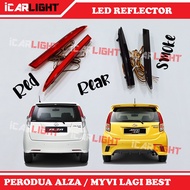 Perodua Alza 2008 2009 2010 Myvi Lagi Best 2011 2012 2013 2014 Rear Bumper Led Reflector Lamp