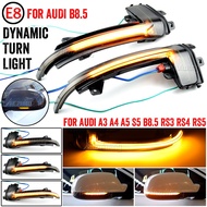 LED Dynamic Turn Signal Light Flowing Water Blinker For Audi A4 A5 B8.5 B8 RS5 RS3 A3 8P S5 RS4 A6 Q