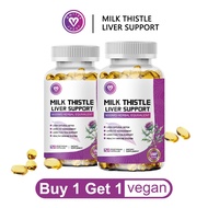 Omilay Milk Thistle Immune Booster Liveraide Silymarin Capsule Liver Supplement Liver Fat Management