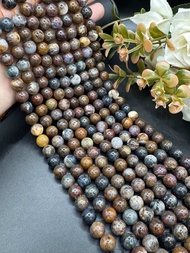 Natural  Petersite beads in plain  round  shape beads  (1 strand=17inch)  size 68 and 10 MM.