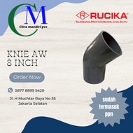 Rucika PVC Fitting Knie Aw -45 - 8 - 45 Elbow Aw