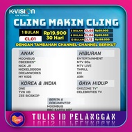 Paket MNC GROUP K-VISION (RCTI,GTV, MNCTV,inewstv)