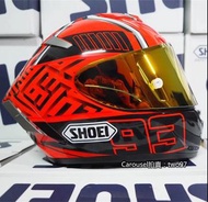 shoei X14安全帽紅螞蟻全盔機車頭盔摩托全盔全罩男女賽車跑盔四季通用防摔碰撞保護摩托騎士裝備通風透氣重機騎乘&amp;代購