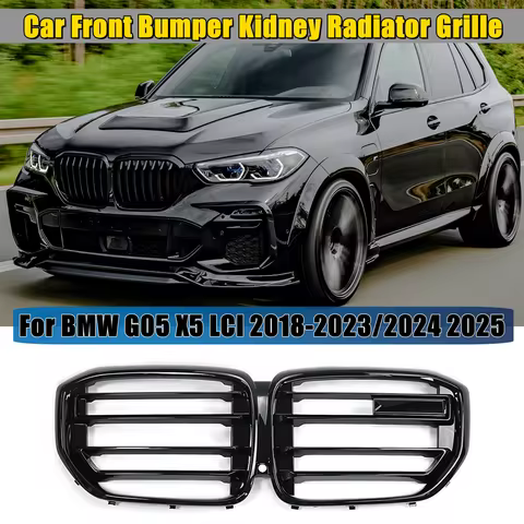 Car Front Grill Kidney Bumper Racing Grille X5M Style For BMW G05 X5 LCI 2018-2023 / 2024 2025 X5M S