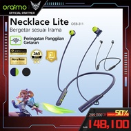 oraimo Kalung Headset Tali Leher Nirkabel Bluetooth Lite 30H Pengingat Getaran Enc Mega Suara Bass O