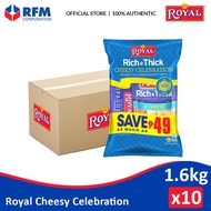 Royal Cheesy Celebration 1.6kg: Royal Spaghetti Pasta 800g + Royal 4Cheese Spaghetti Sauce 900g -10s