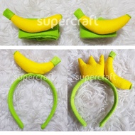 Banana Headband Banana Fruit Costume Fruit Headband Banana Costume Fruit Character Headband Banana H