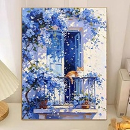 Diamond Painting Set Window Sill Cat Print Diamond Painting Material Package 2026 New Style Handmade