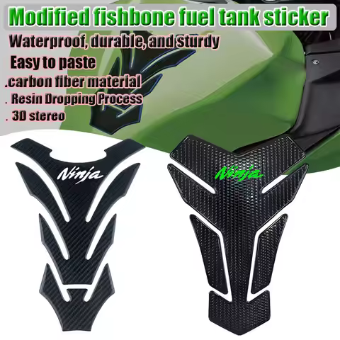 3D Motorcycle Accessories Gas Fuel Tank Pad Sticker Decals Fit for Kawasaki NINJA 650R ER6F ER6N VER