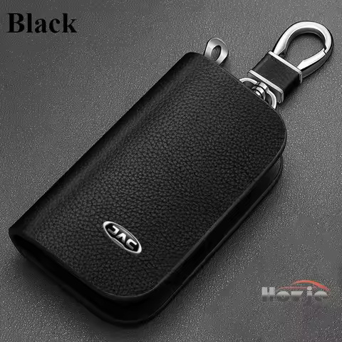 Car Leather Key Case Zipper Key Cover for JAC JS4 E-JS1 E-JS4 E-J7 T9 T6 T8 JS2 JS3 JS7 JS6 JS8 J7 P