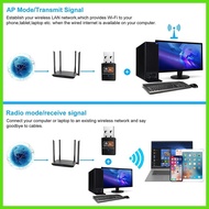 600Mbps USB WiFi Adapter Dual Band 2.4G/5.G AC Draadloze Ethernet Netwerkkaart USB Wifi Dongle