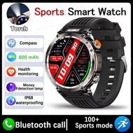 2025 New Original HT30 Military Outdoor Sports Bluetooth Smart Watch with Purple Anti-Counterfeiting