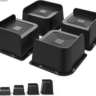 JUNMPERRD 4 Pcs/Set Bed Risers, Support 1-6 Inch Oversized Furniture Risers, Professional Heavy-Duty