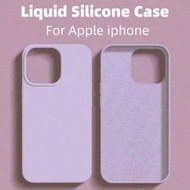 1pc Luxury Liquid Silicone Phone Case Compatible With Apple Phone 17 Air 16e 11 13 12 14 15 Pro Max 