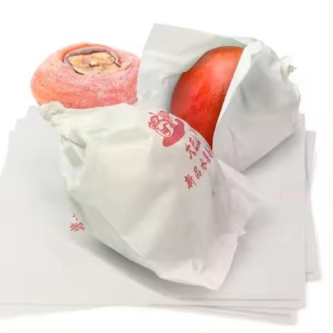 100PCS Orange Persimmons Protection Papper Bag Garden Orchard Bird Insect Prevention Fruit Covers Al