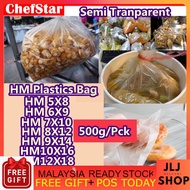 500gm HM5x8/6x9/7x10/8x12/9x14/10x16/12x18CM HM Plastic Beg HM BAG