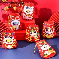 JERON Snake Pattern Hnadbag, Chinese Style Handmade Cartoon Snake Lucky Bag, Cute Zodiac with Hangin