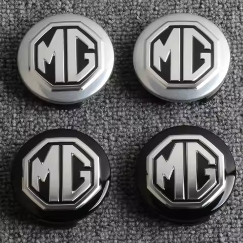 4pcs 56mm Car Wheel Hub Center Stickers Decals for Morris Garages MG 3 5 6 7 TF ZR ZS GS GT HS EZS E