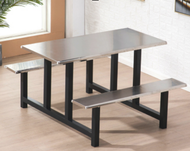 4-8 Person Multiple Choices Canteen Dining Eating table with chair set combination school student fa