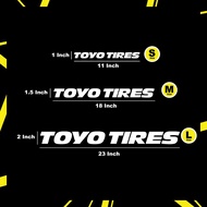 TOYO TIRES CAR STICKER / K283