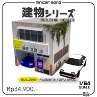 Diorama Papercraft Building -Tofu Shop-