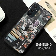 Softcase HP Glass Kaca For SAMSUNG M54 - Case Handphone M54 - Casing HP SAMSUNG M54 -A75