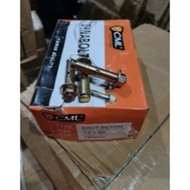 1 BOX 12 X 60 Builds Dynabolt Dinabolt CAMEL M12 x 60 @100pcs