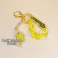 BTS Acrylic Metal Keychain Charm