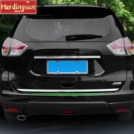 Hardingsun For Nissan X-Trail XTrail ROGUE T32 2014-2020 Sticker Stainless Steel Back Door Tailgate Trim 1pcs Car Accessories