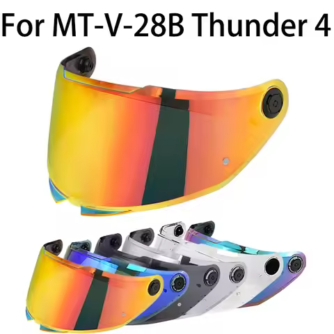 MT Replacement Face Shield for Model THUNDER 4 SV Helmet MT-V-28B Helmet Lens Original MT Parts