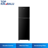 [SABAH ONLY] HISENSE 206L RT220N4ABN INVERTER 2 DOOR FRIDGE (BLACK)