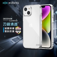 【X-Doria】 刀鋒清透 iPhone 14 Plus 6.7吋 雙料減震防摔殼(水晶透)