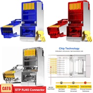 CAT6 STP Metal Shielded RJ45 Modular Plug Connector 8P8C
