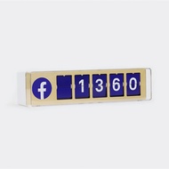 [Smiirl] Real-time 5-Digit Facebook Like Counter