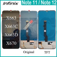 Original AMOLED For Infinix Note 12 G96 X670 X663 X663C LCD Display Touch Screen Digitizer LCD Repla