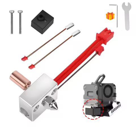 CR Sprite Extruder Heater Block Kit Extra Thermistors High Temperature Pro 300℃, Ender 3 S1 Hotend F