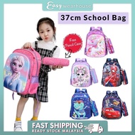 EASY WEARHOUSE 37cm Kids Boys Girls Froz en Uni corn L O L Spder man Cars Dinosaur Backpack School N