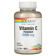 Solaray, Vitamin C Powder, 5,000 mg, 8 oz (227 g)
