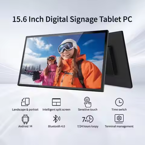15.6 inch Touch all-in-one machine Android 14 RK3576 8-core ultra-thin tablet computer desktop wall-
