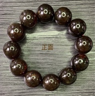 ＜❤️新貨送證書＞💟靚價送順豐～🕯🇲🇲19.5㎜(05)天然緬甸紫羅蘭變色龍茶珀圓珠蜜蠟琥珀大單圈手串手鏈(佛教七寶護身保平安)