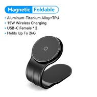 Vention Magnetic Car Phone Holder Wireless Charger for iPhone 16 15 Pro Xiaomi Samsung HuaweiPhone H
