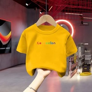 COD children's T-shirt suitable for ages 1-8 (colored letters)