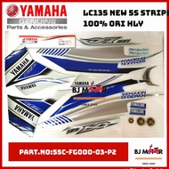 YAMAHA LC135 V2/V3/V4/V5/V6 5S (SEMAKIN) BODY COVER STICKER / STRIPE / GRAPHIC SET 100% ORIGINAL HLY